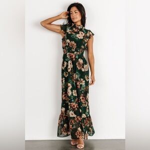 NEW Baltic Born Kearny Ruffle Maxi Dress